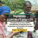 L’AJSG signe un contrat avec CFI pour renforcer le journalisme scientifique et environnemental en Guinée